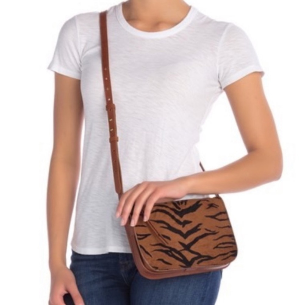 Madewell l Genuine Calf Hair and Leather Crossbody